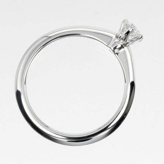 TIFFANY&Co. Ring 0.23ct Pt950Platinum, Diamond Silver Solitaire Women Used Authentic