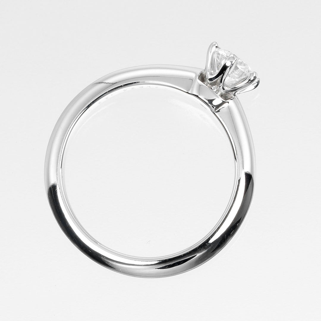 TIFFANY&Co. Ring 0.39ct VS1/E/GOOG Pt950Platinum, Diamond Silver Solitaire Women Used Authentic