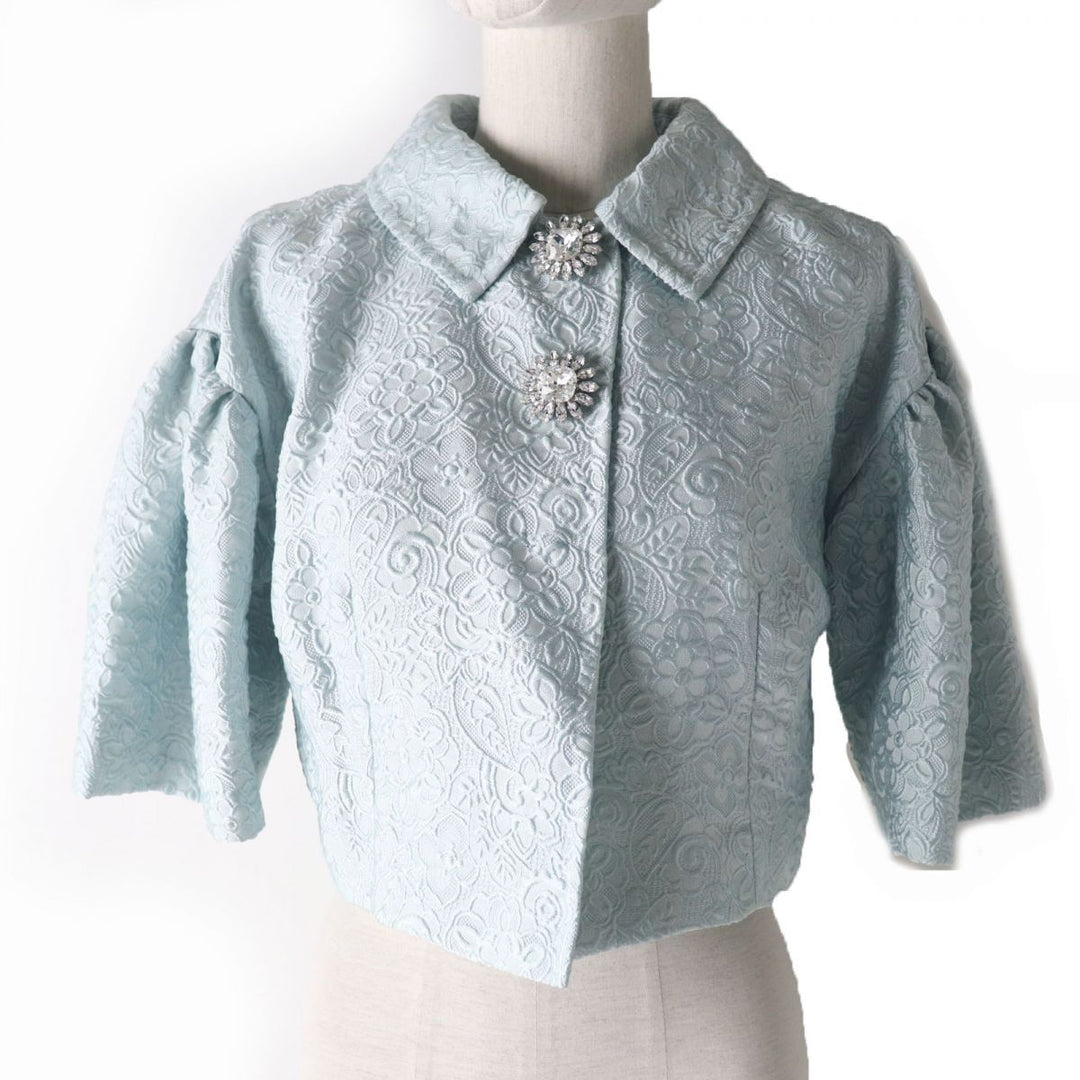 DOLCE&GABBANA Jacket polyester Light blue 38