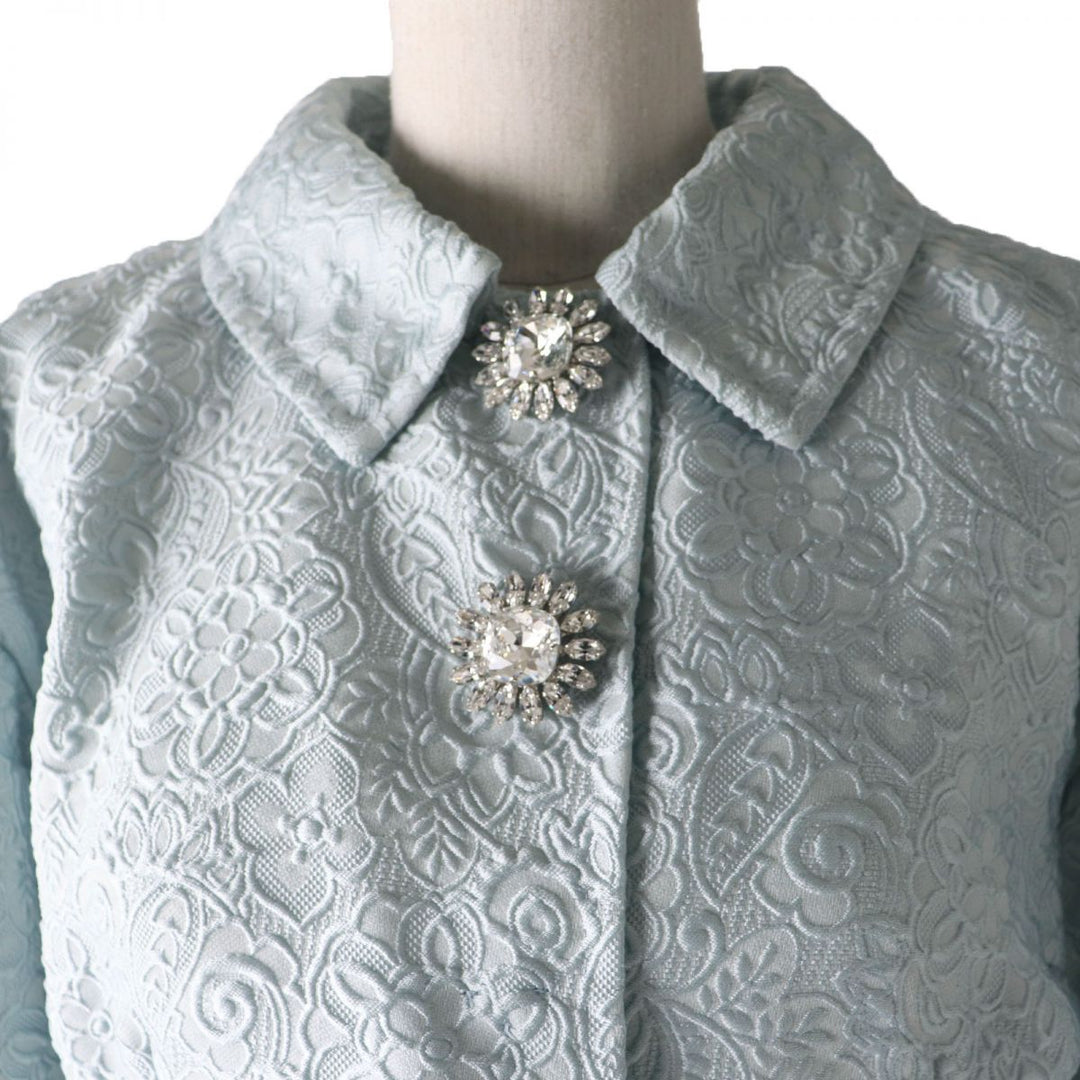 DOLCE&GABBANA Jacket polyester Light blue 38