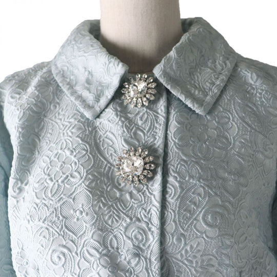 DOLCE&GABBANA Jacket polyester Light blue 38