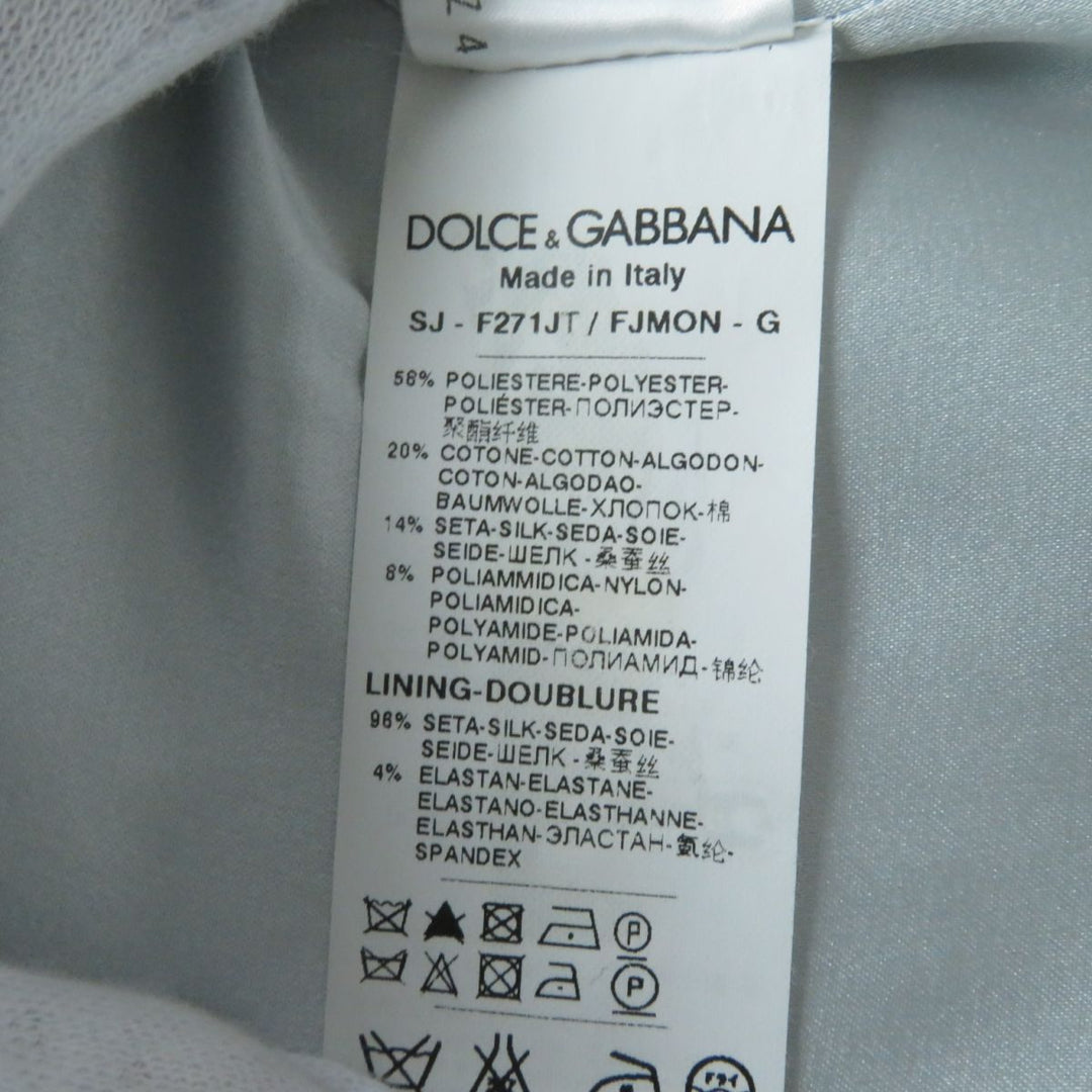 DOLCE&GABBANA Jacket polyester Light blue 38
