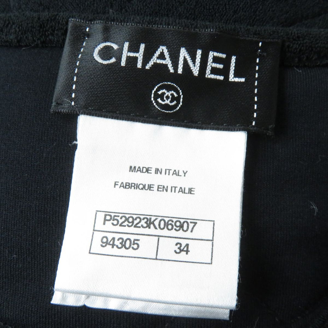 CHANEL one piece P52923 cotton black 34