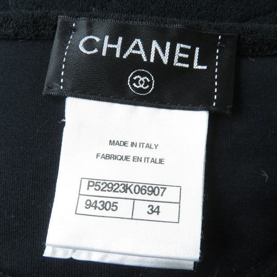 CHANEL one piece P52923 cotton black 34