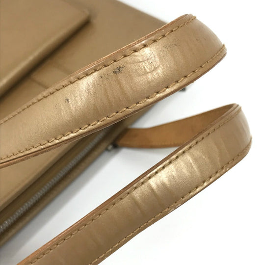 LOUIS VUITTON Tote Bag M55107 Monogram mat leather beige Monogram mat Willwood Women Used Authentic