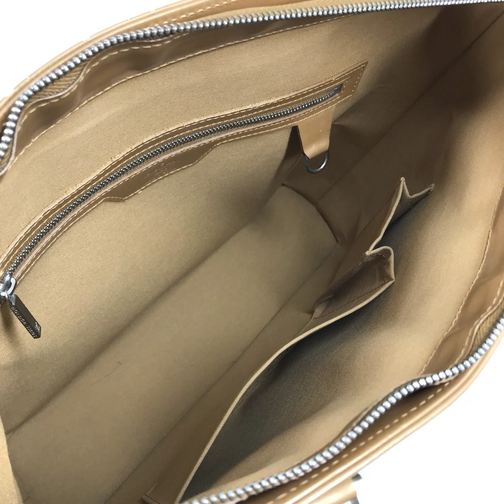 LOUIS VUITTON Tote Bag M55107 Monogram mat leather beige Monogram mat Willwood Women Used Authentic