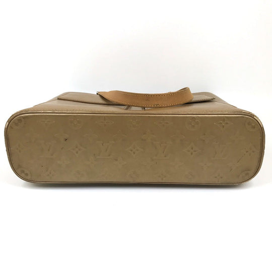 LOUIS VUITTON Tote Bag M55107 Monogram mat leather beige Monogram mat Willwood Women Used Authentic