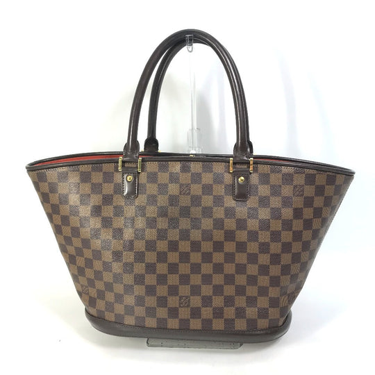 LOUIS VUITTON Tote Bag N51120 Damier canvas Brown Damier Manosque GM Women Used Authentic