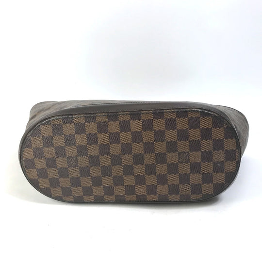 LOUIS VUITTON Tote Bag N51120 Damier canvas Brown Damier Manosque GM Women Used Authentic