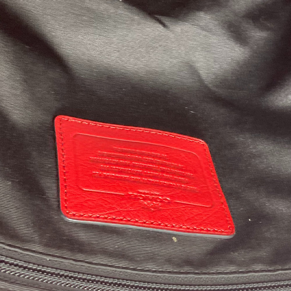 COACH Tote Bag F71699 leather Red Shoulder Bag Shoulder Bag logo Women Used Authentic