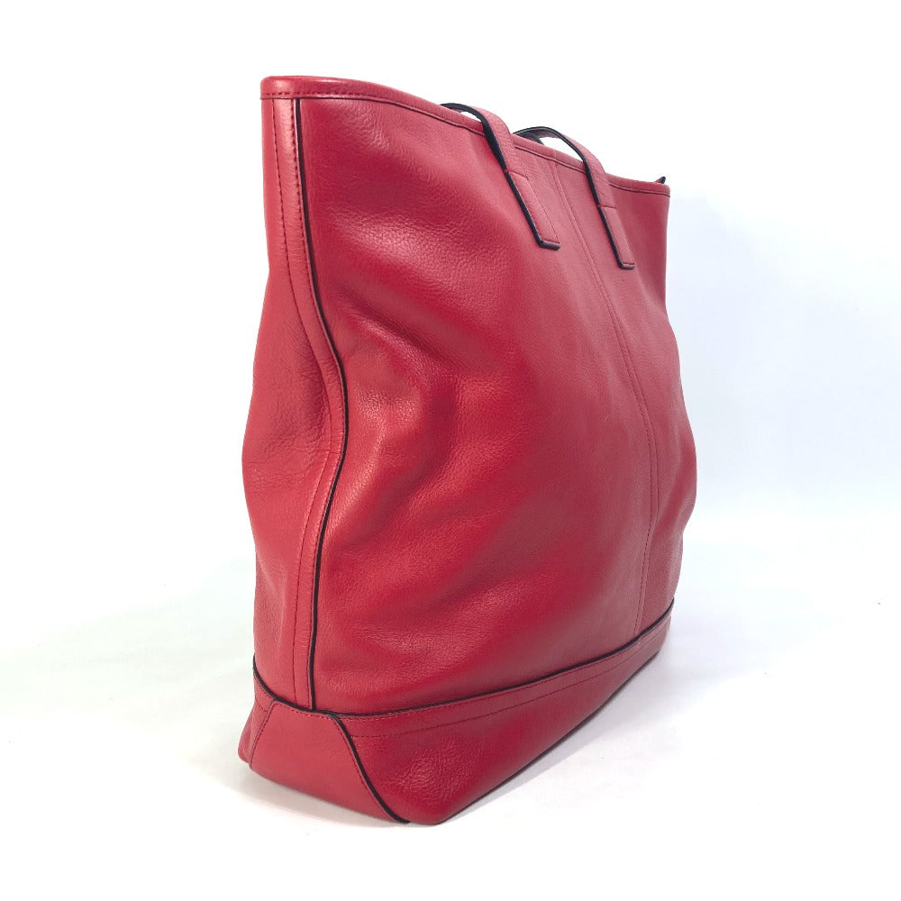 COACH Tote Bag F71699 leather Red Shoulder Bag Shoulder Bag logo Women Used Authentic