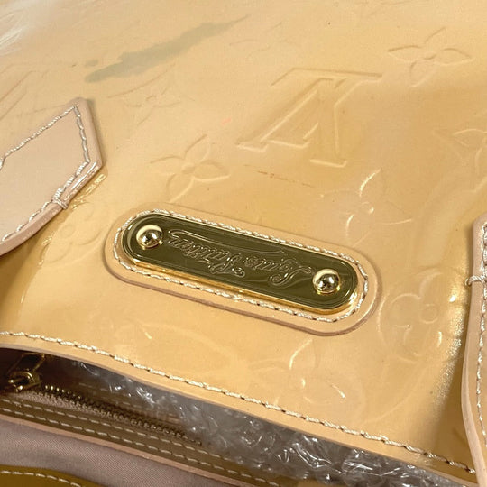LOUIS VUITTON Tote Bag M91452 Monogram Vernis beige Monogram Vernis Wilsher PM Women Used Authentic
