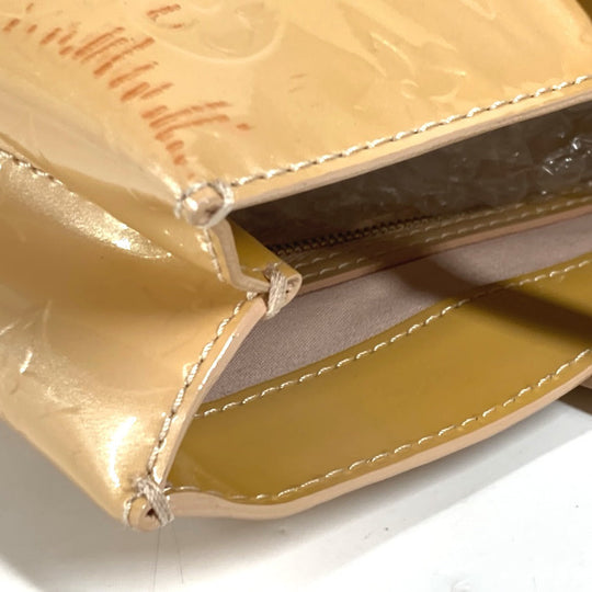 LOUIS VUITTON Tote Bag M91452 Monogram Vernis beige Monogram Vernis Wilsher PM Women Used Authentic