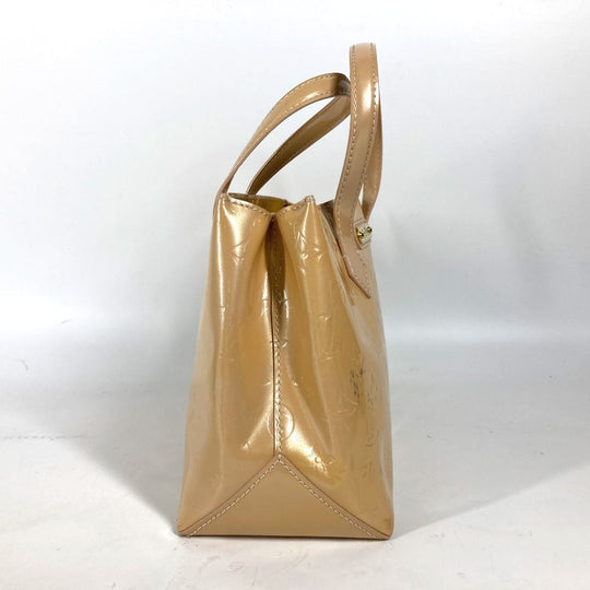 LOUIS VUITTON Tote Bag M91452 Monogram Vernis beige Monogram Vernis Wilsher PM Women Used Authentic