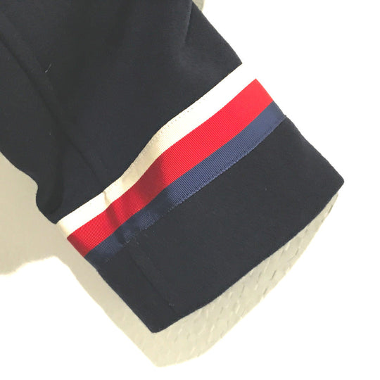 GUCCI pea coat 451131 wool Navy By color Silvi Web Ribbon mens 48 Used Authentic