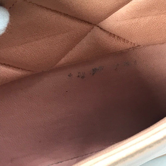 CHANEL Shoulder Bag lambskin pink CC COCO Mark Shoulder Bag Matrasse quilting Women Used Authentic