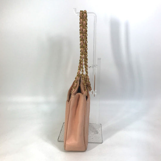 CHANEL Shoulder Bag lambskin pink CC COCO Mark Shoulder Bag Matrasse quilting Women Used Authentic