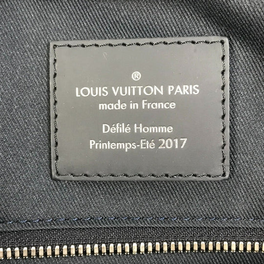LOUIS VUITTON Tote Bag M54127 Monogram savanna canvas Navy Monogram savanna Jake and Dinos Chapman mens Used Authentic