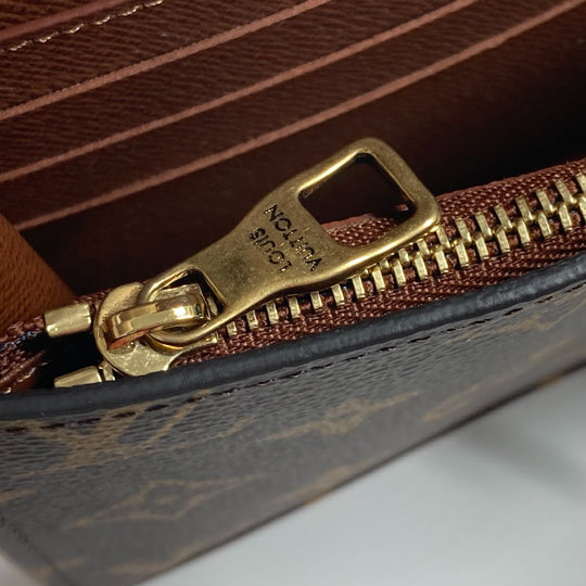 LOUIS VUITTON Waist bag M44667 Monogram canvas Brown Monogram S-Lock Belt Pouch PM Women Used Authentic