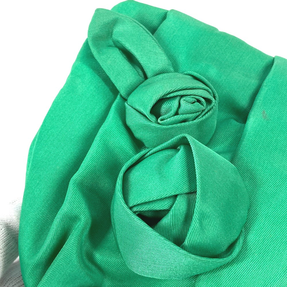 PRADA Clutch bag Nylon green Cosmetics Pouch logo Women Used Authentic