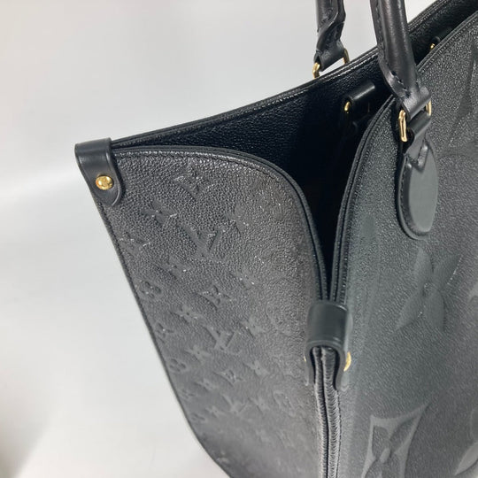 LOUIS VUITTON Tote Bag M44925 Monogram Ann Platt Leather black Monogram Ann Platt On the go GM