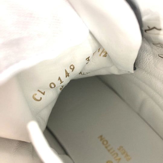 LOUIS VUITTON sneakers Leather, Leather black shoes shoes rainbow colors Stellar line 35 1/2