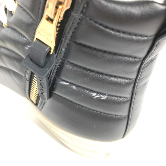 LOUIS VUITTON sneakers Leather, Leather black shoes shoes rainbow colors Stellar line 35 1/2