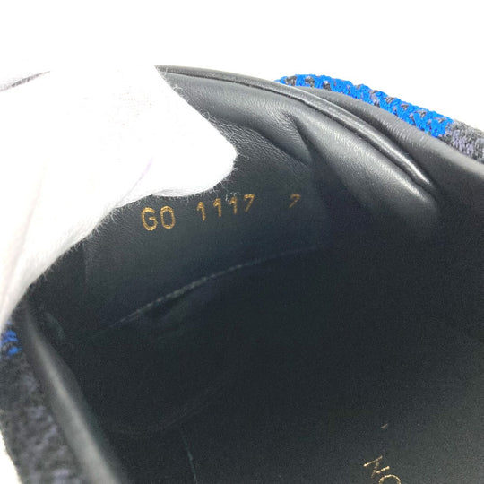 LOUIS VUITTON sneakers Fabric , Fabric blue Damier mens 7 Used Authentic