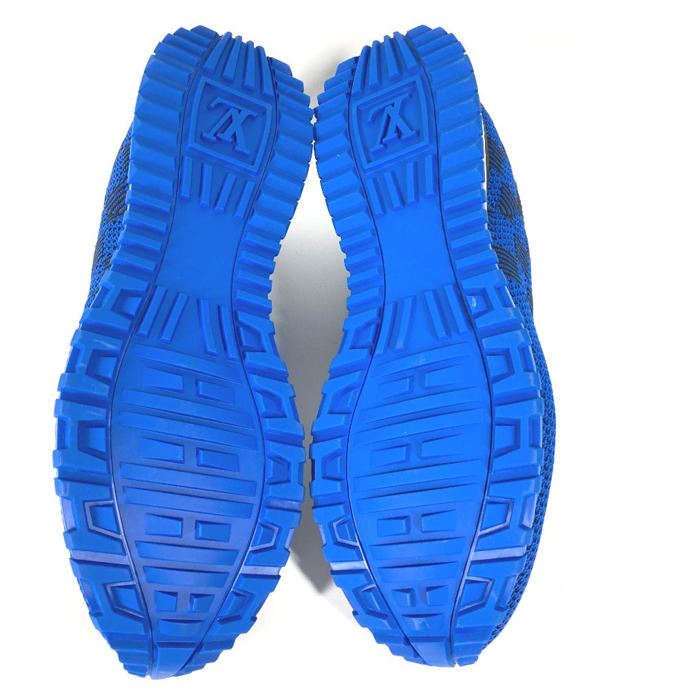 LOUIS VUITTON sneakers Fabric , Fabric blue Damier mens 7 Used Authentic