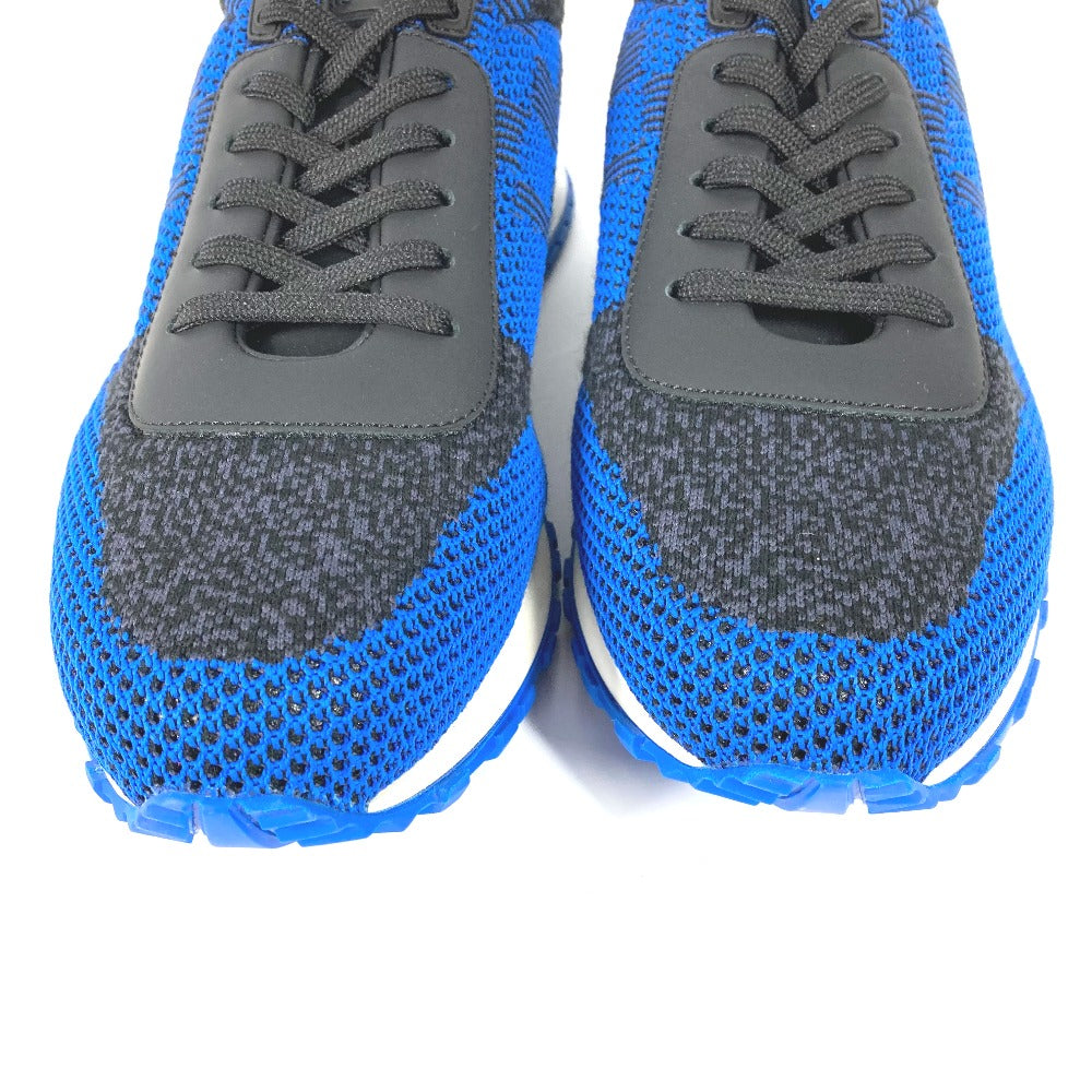 LOUIS VUITTON sneakers Fabric , Fabric blue Damier mens 7 Used Authentic