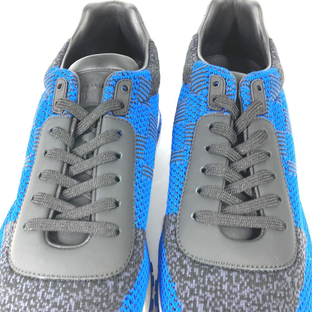 LOUIS VUITTON sneakers Fabric , Fabric blue Damier mens 7 Used Authentic