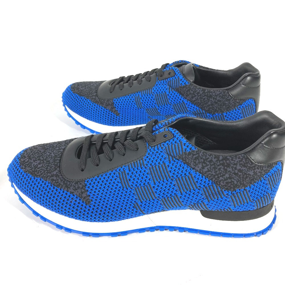 LOUIS VUITTON sneakers Fabric , Fabric blue Damier mens 7 Used Authentic