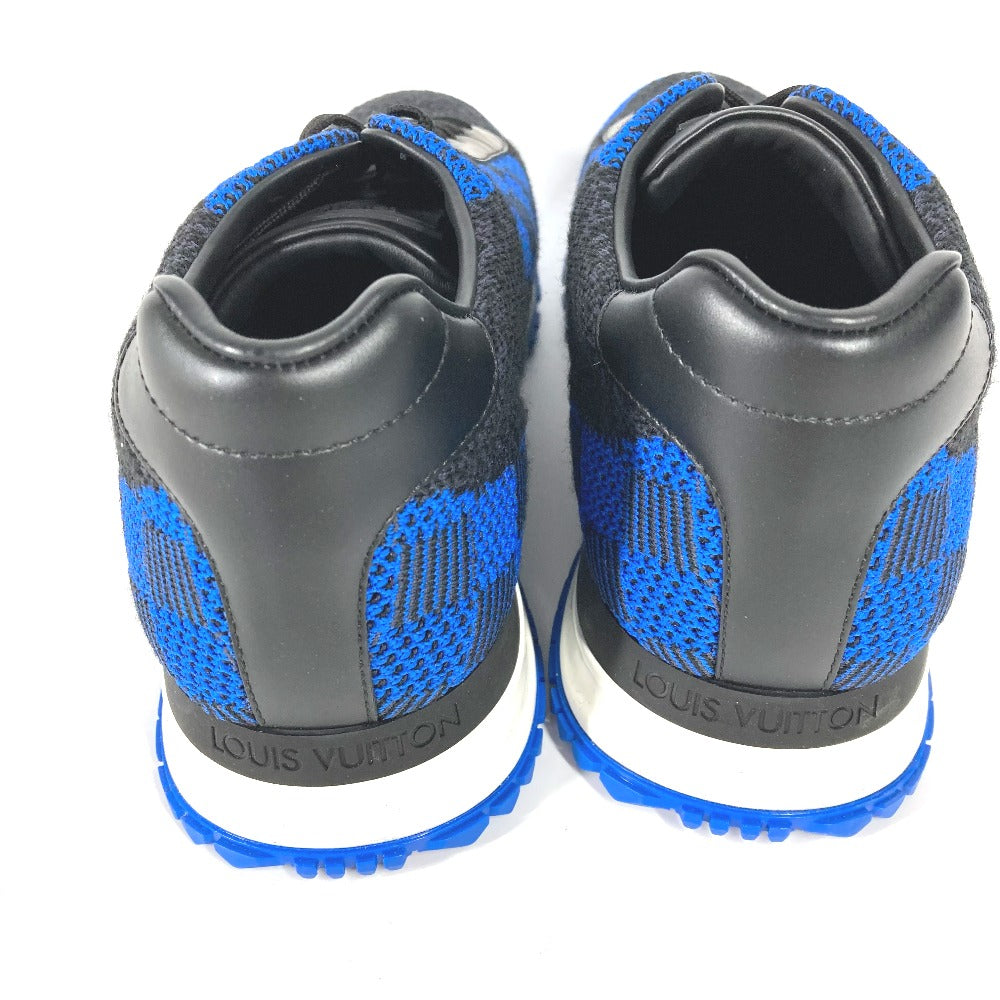 LOUIS VUITTON sneakers Fabric , Fabric blue Damier mens 7 Used Authentic