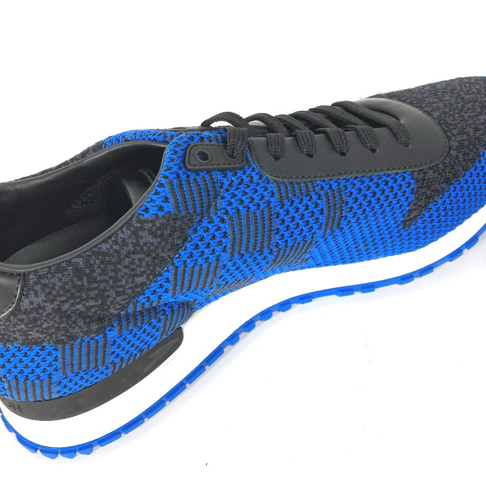LOUIS VUITTON sneakers Fabric , Fabric blue Damier mens 7 Used Authentic