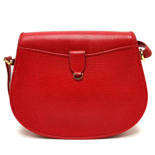 CARTIER Shoulder Bag leather Red Must Line