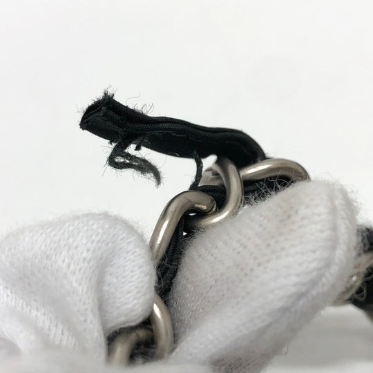 CHANEL Shoulder Bag Nylon black COCO Mark Chocolate bar Women Used Authentic