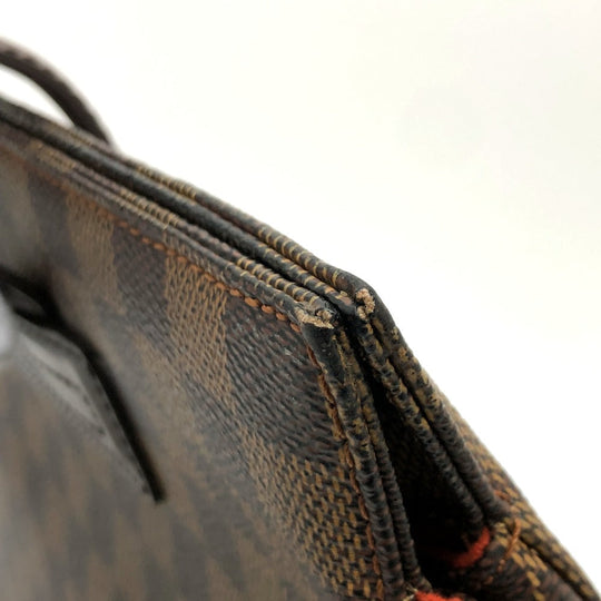 LOUIS VUITTON Tote Bag N51123 Damier canvas Brown Parioli Women Used Authentic