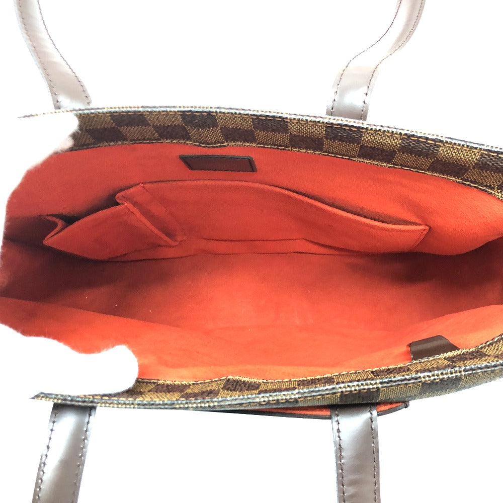 LOUIS VUITTON Tote Bag N51123 Damier canvas Brown Parioli Women Used Authentic