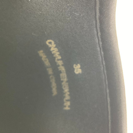 BURBERRY Rain shoes rubber beige check rain boots 35