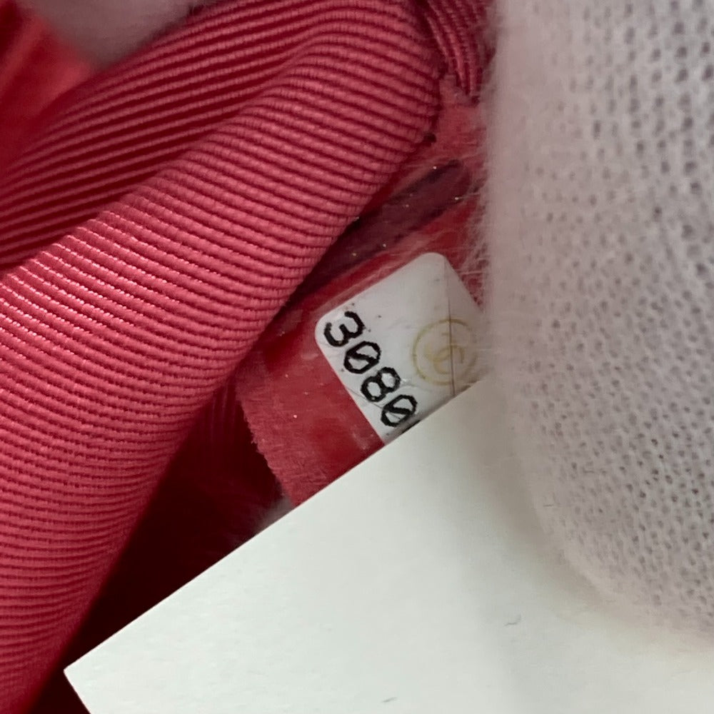 CHANEL Shoulder Bag leather pink Round Chain CC COCO Mark Women Used Authentic