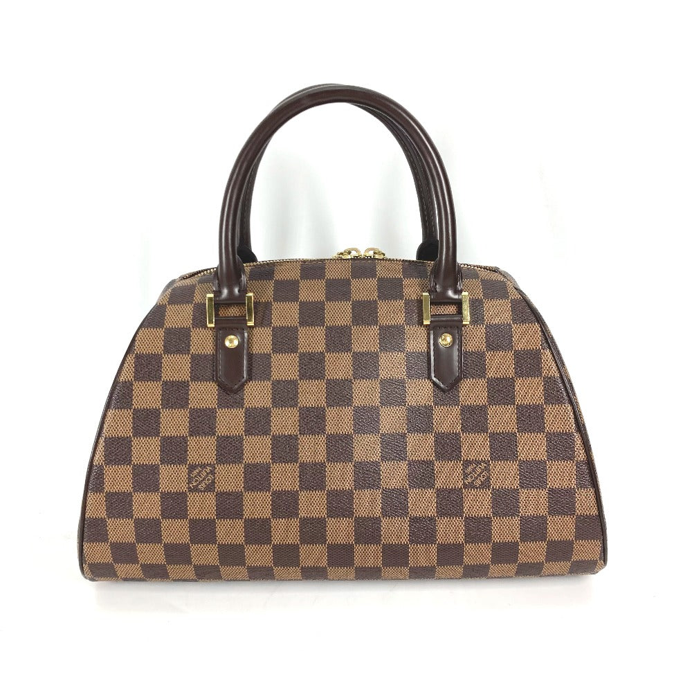 LOUIS VUITTON Tote Bag N41434 Damier canvas Brown Damier Rivera MM Women Used Authentic