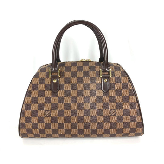 LOUIS VUITTON Tote Bag N41434 Damier canvas Brown Damier Rivera MM Women Used Authentic