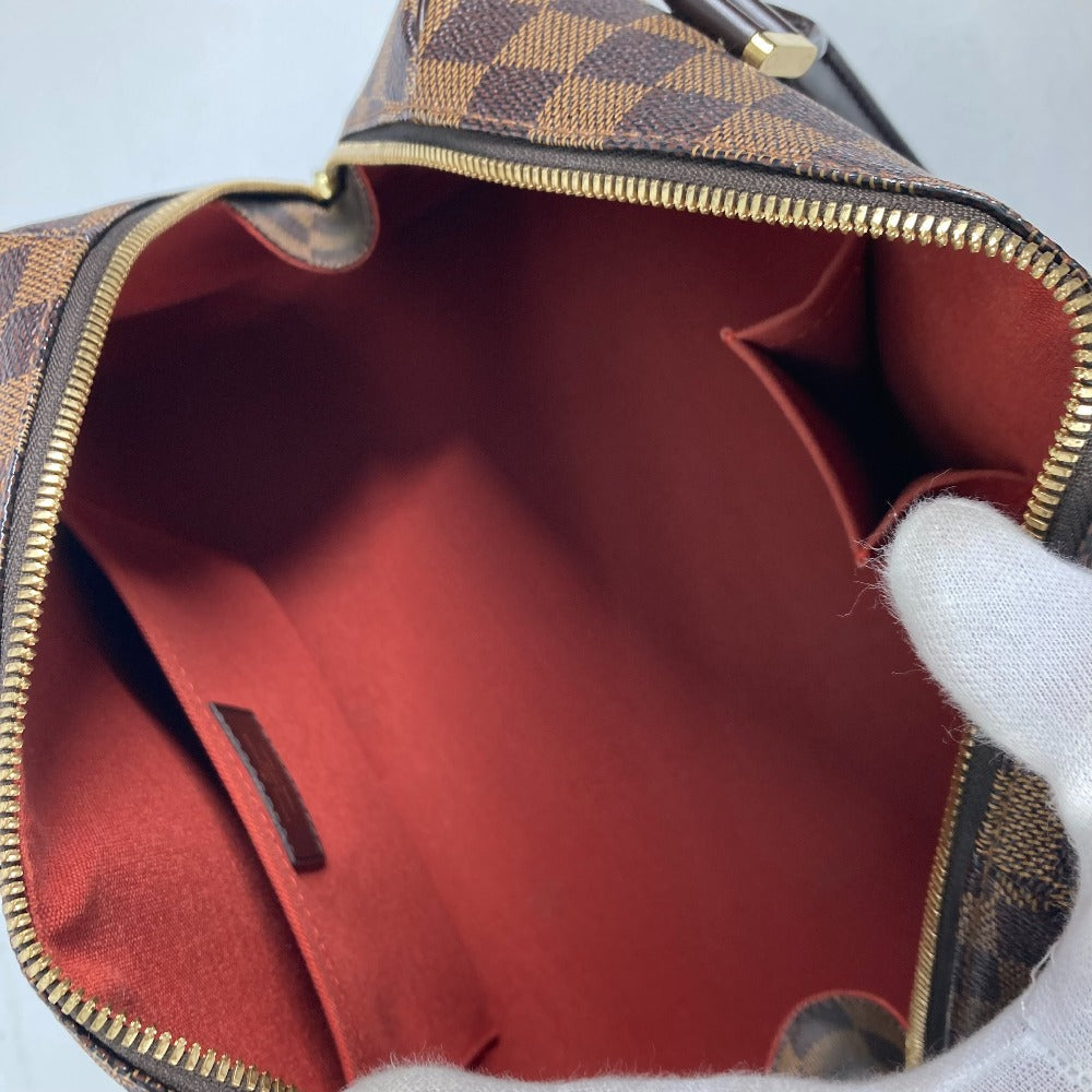 LOUIS VUITTON Tote Bag N41434 Damier canvas Brown Damier Rivera MM Women Used Authentic