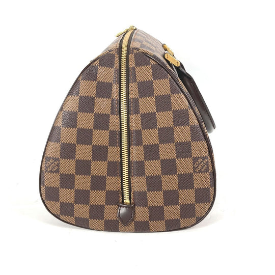 LOUIS VUITTON Tote Bag N41434 Damier canvas Brown Damier Rivera MM Women Used Authentic