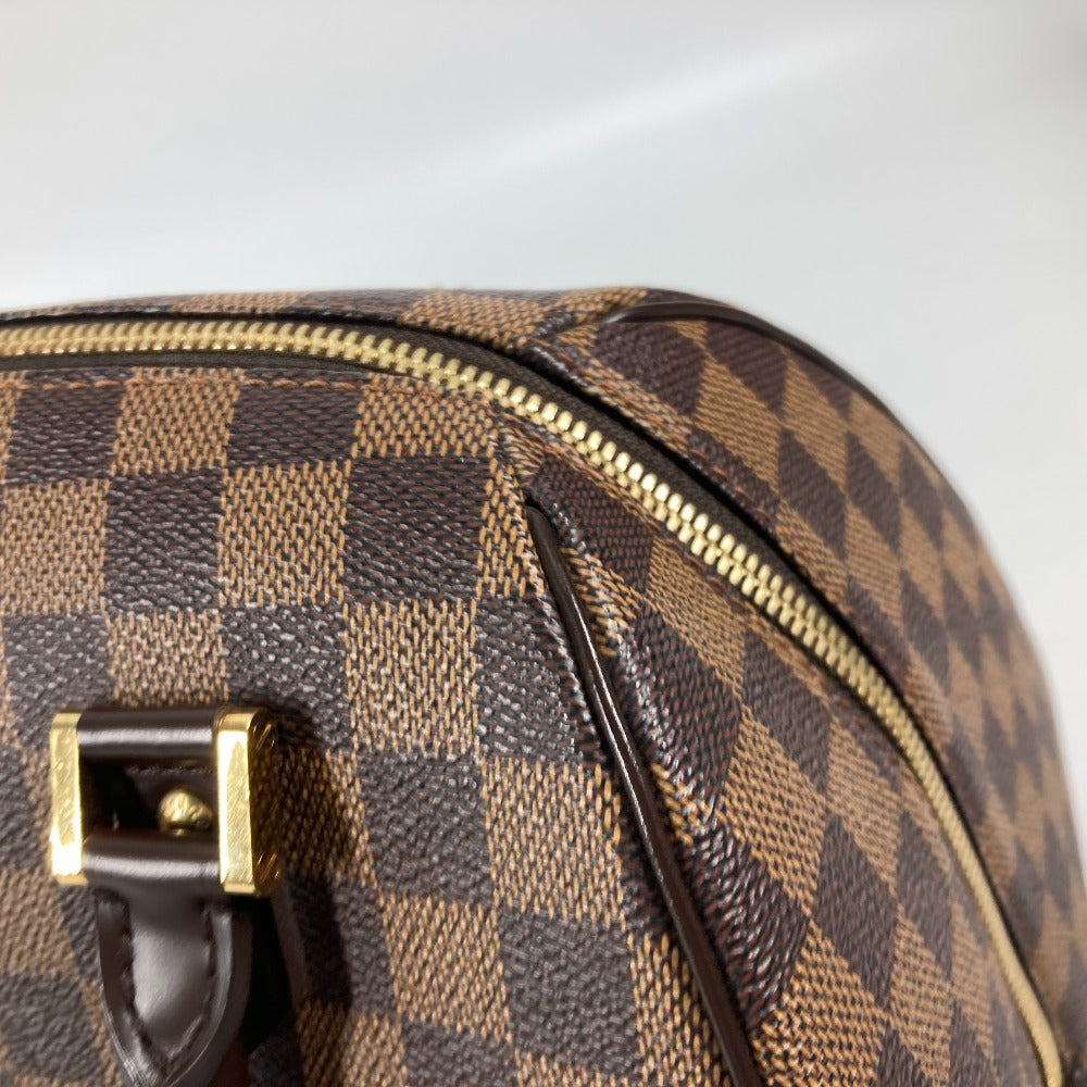 LOUIS VUITTON Tote Bag N41434 Damier canvas Brown Damier Rivera MM Women Used Authentic