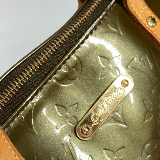 LOUIS VUITTON Shoulder Bag M93674 Monogram Vernis Canvas khaki Monogram Vernis Bellevue GM Women Used Authentic
