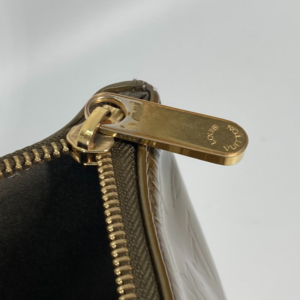 LOUIS VUITTON Shoulder Bag M93674 Monogram Vernis Canvas khaki Monogram Vernis Bellevue GM Women Used Authentic