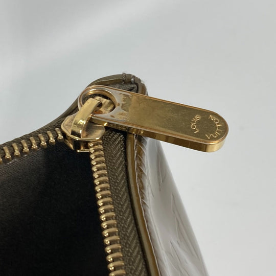 LOUIS VUITTON Shoulder Bag M93674 Monogram Vernis Canvas khaki Monogram Vernis Bellevue GM Women Used Authentic