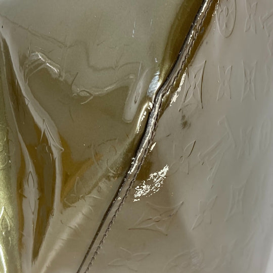 LOUIS VUITTON Shoulder Bag M93674 Monogram Vernis Canvas khaki Monogram Vernis Bellevue GM Women Used Authentic