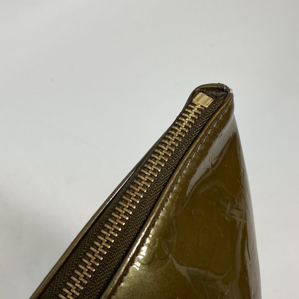 LOUIS VUITTON Shoulder Bag M93674 Monogram Vernis Canvas khaki Monogram Vernis Bellevue GM Women Used Authentic